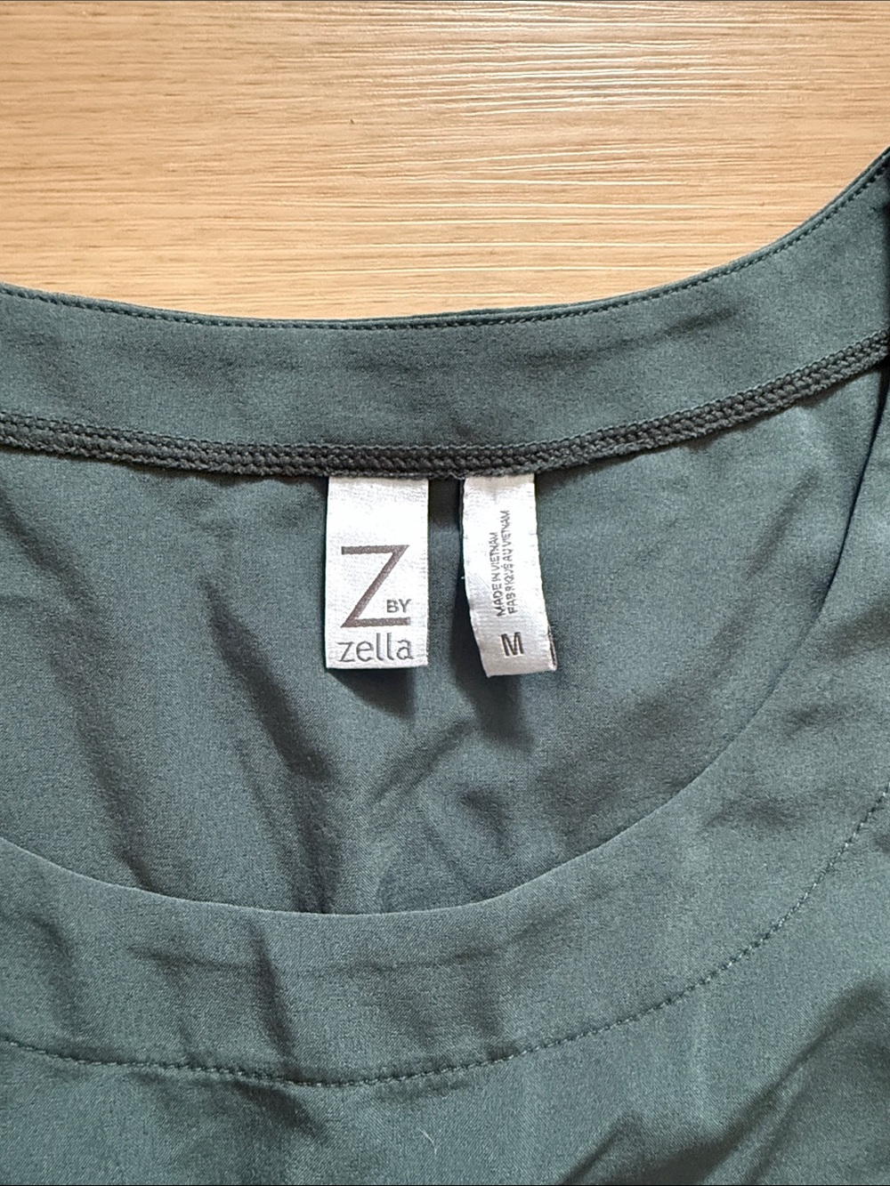 Zella Olive Green Short Sleeve Romper - Picture 4 of 7
